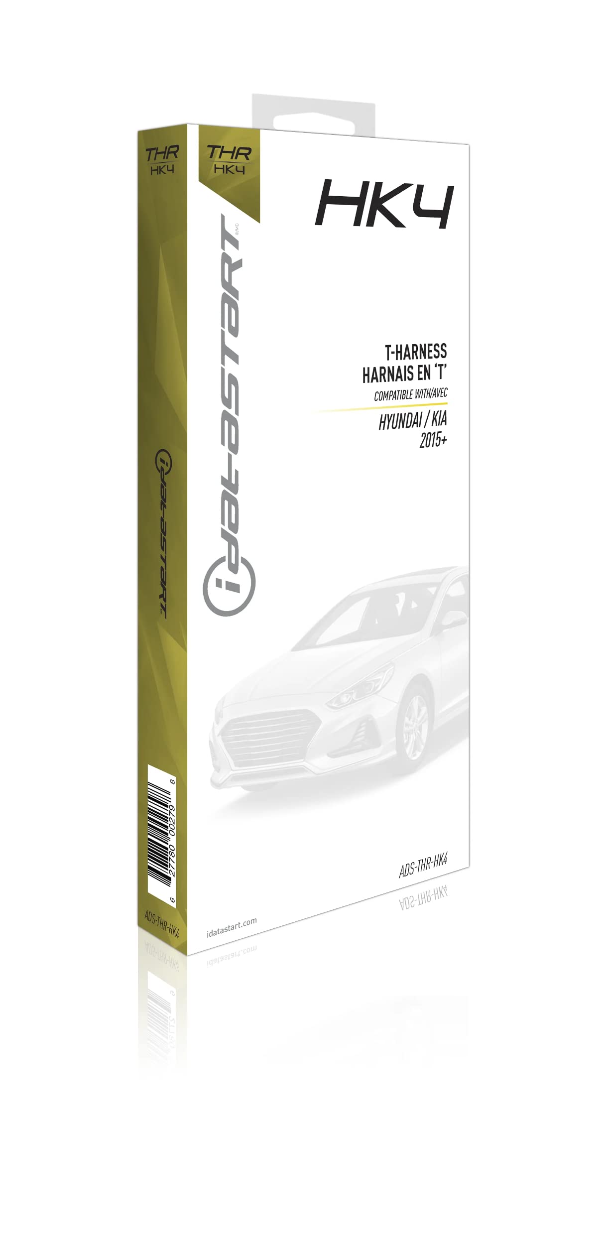 iDatastart Remote Start ADSTHRHK4 T-Harness Compatible with Hyundai and Kia Vehicles 2015-Onwards