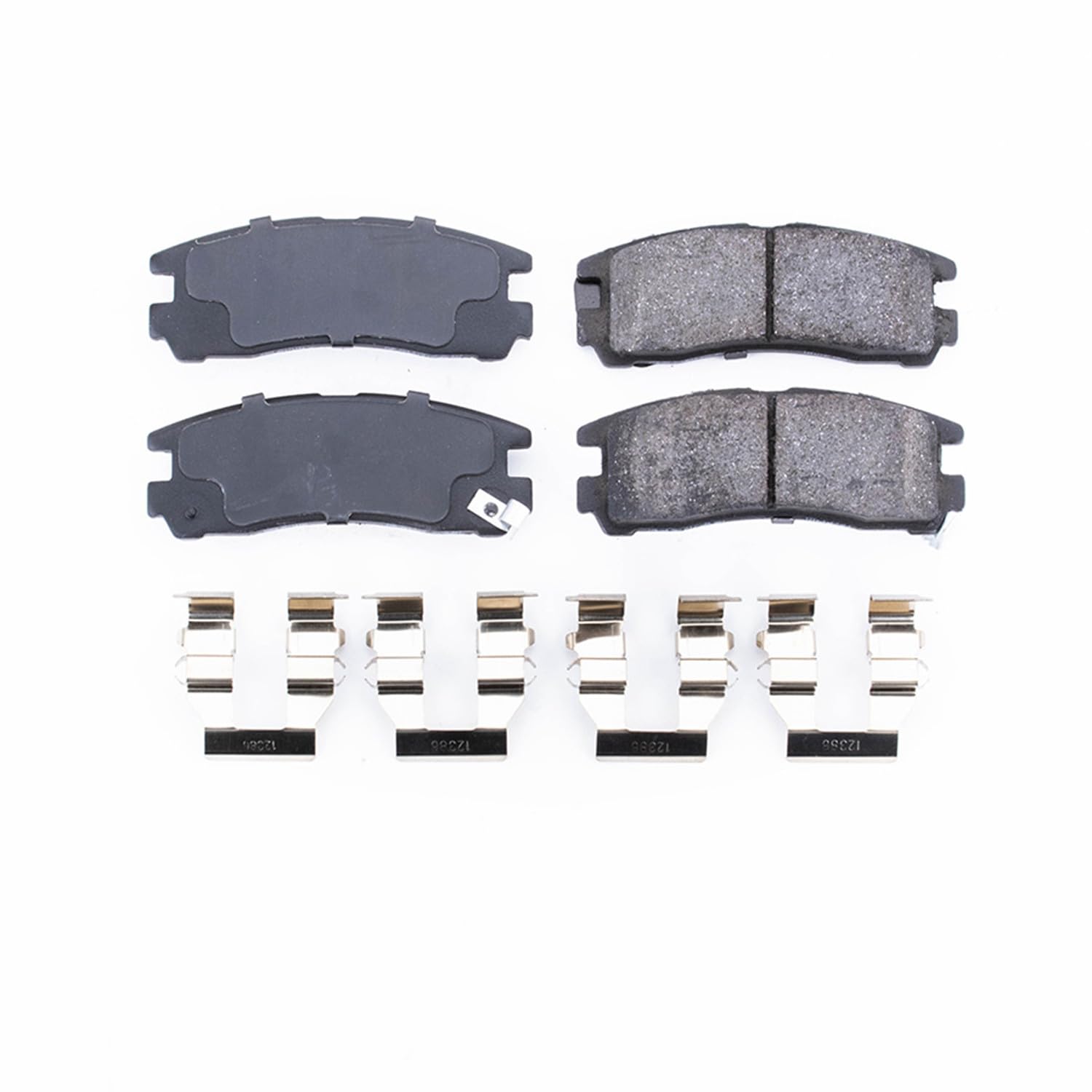 Power Stop Front Brake Kit For Chrysler Sebring 1995-05 |Dodge Avenger 1995-00 |Stealth 1991-96 |Stratus 2001-05 |Eagle Summit 1992-95 - Brake Pads Ceramic With Installation Hardware, 17-383
