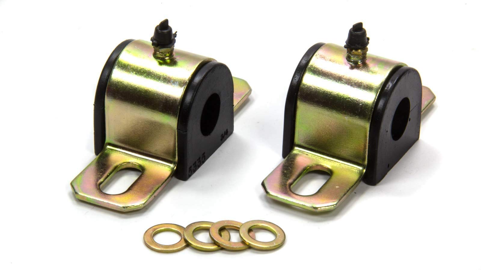 9.5156G Energy Suspension 3/4" Greasable Sway Bar Set, Black