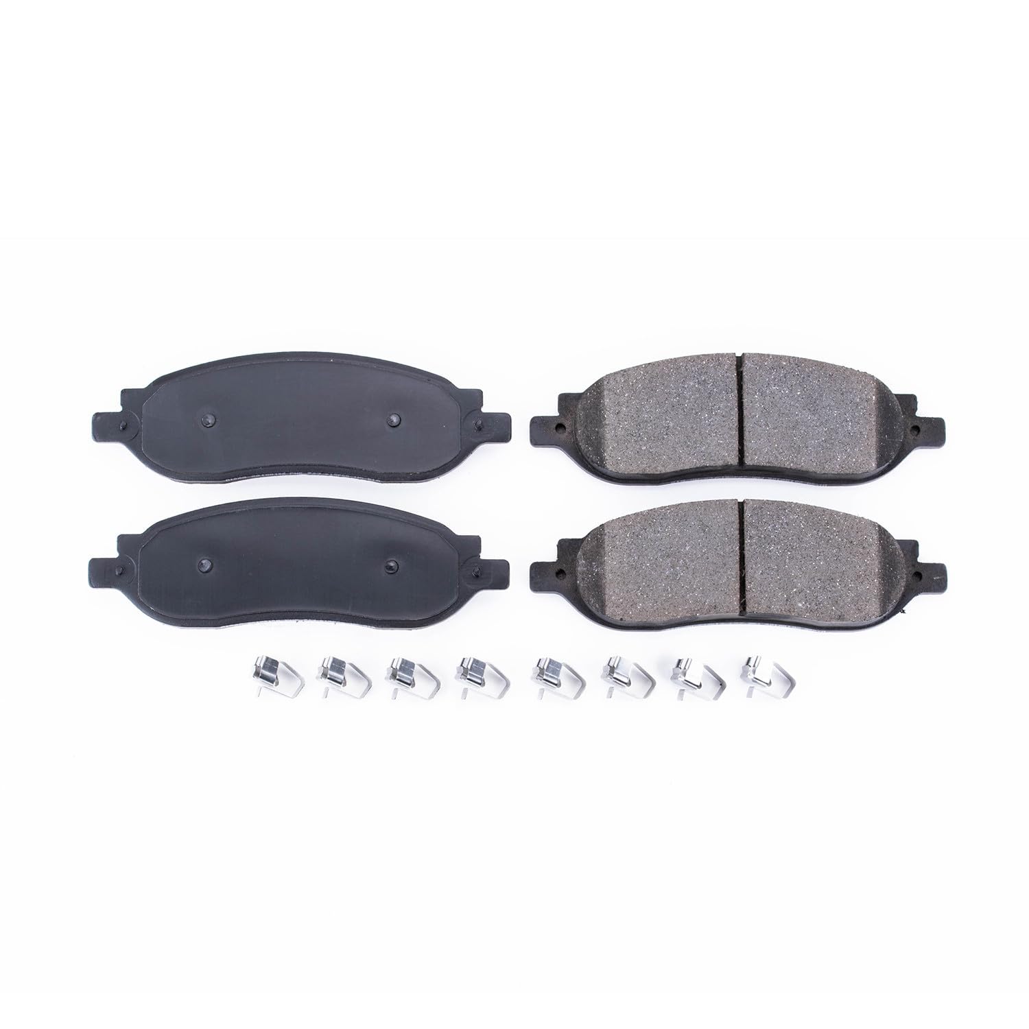 Power Stop Brake Kit Rear For Ford F-250 Super Duty 2005-07 | Ford F-350 Super Duty 2005-07 - Ceramic Brake Pads With Installation Hardware, 17-1068