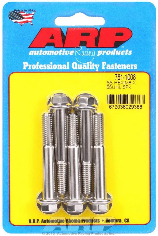 Bolt Kit ARP - SS 6pt 5pk 8mm x 1.25 x 55mm