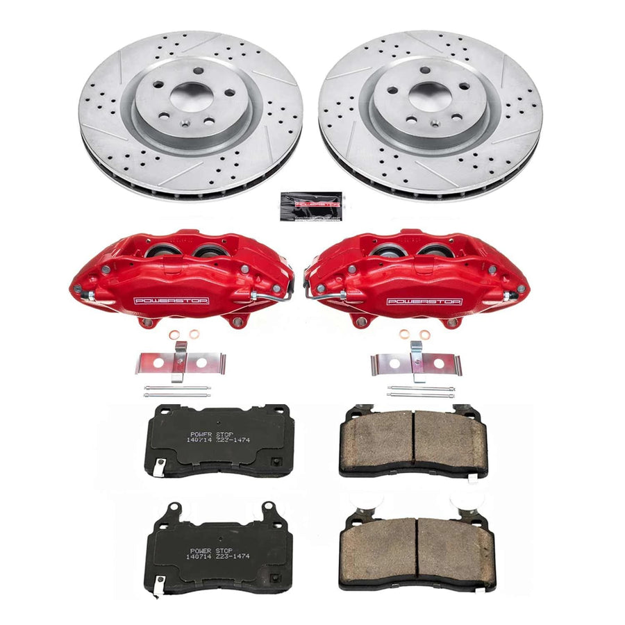 Power Stop Z23 Evolution Sport Brake Kit with Calipers For F-250 Super Duty Ford 2009-2010 [Model Specific]
