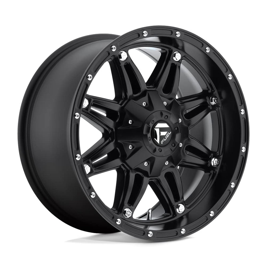 1PC D531 Fuel 20X10 6X135/5.5 MT-BLK -24MM - D53120009845