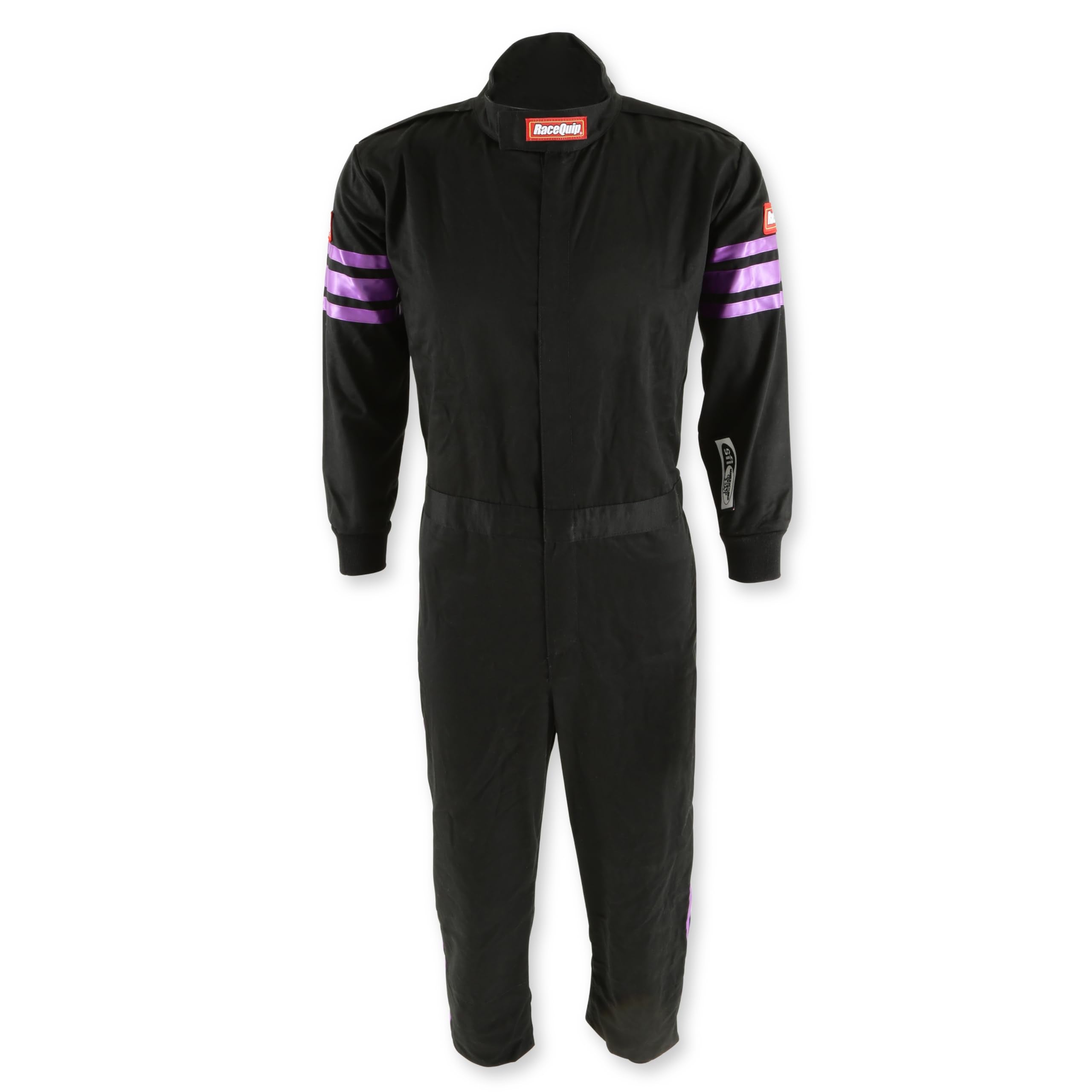 Pro-1 RaceQuip® Driving Suit SFI 3.2A/1 Black/Purple Stripe Youth 2XS