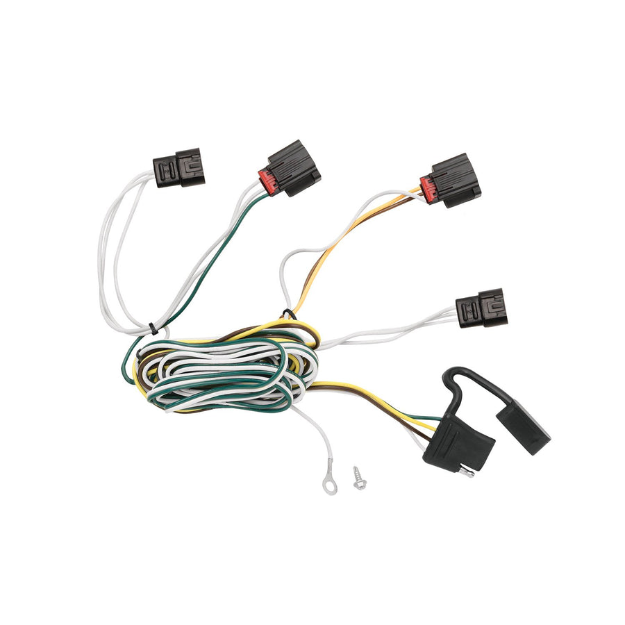 TEKONSHA T-One® Harness T-Connector, 4-Way Flat, Compatible with Select Dodge Journey, Black