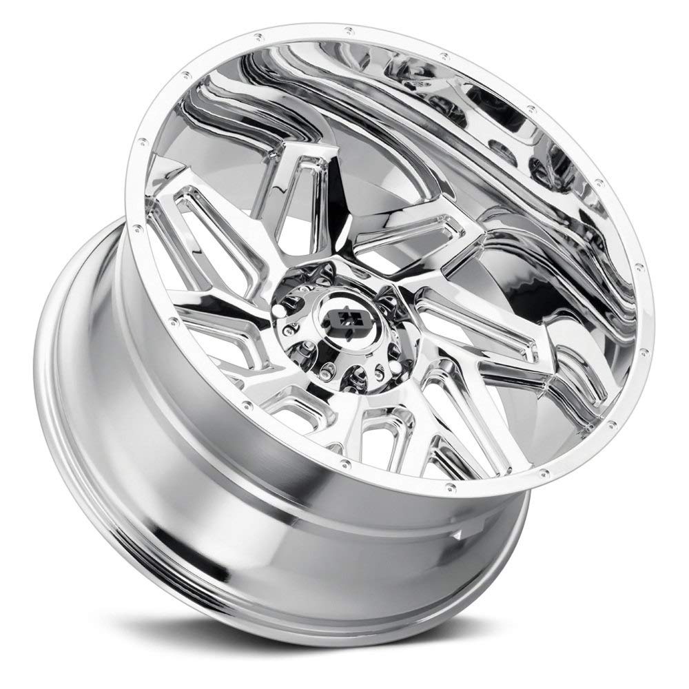 361 Spyder Vision 24x12 8x6.5" -51mm Chrome Wheel Rim 24" Inch