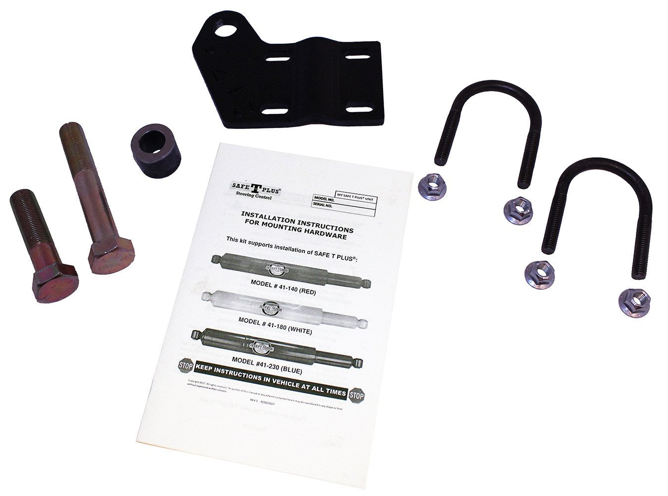 RV Steering Stabilizer Safe-T-Plus Mounting Kit (Model: S-1460K4)