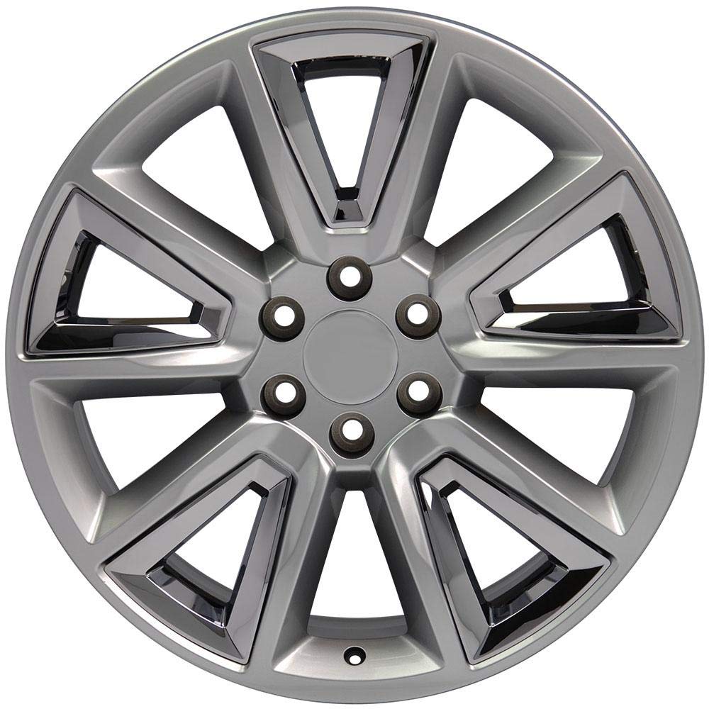 CV73 OE Wheels 20" Replica Wheel CV73 Fits Chevrolet Tahoe Rim 20x8.5 Hyper Wheel
