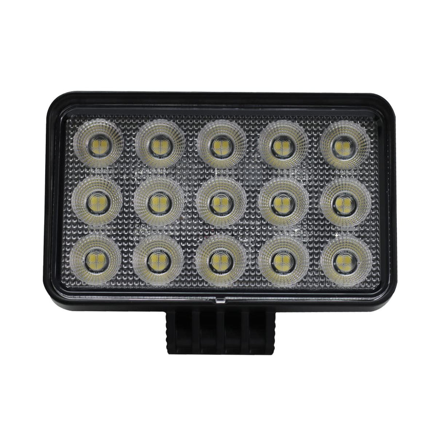 Auxiliary Light Race Sport Lighting Fit 6 x 3.75in 60-Watt Rectangle IQ Series LED Flood Beam RS6IQ60W