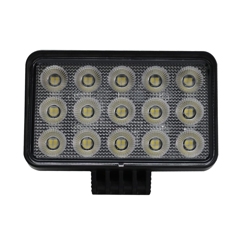 Auxiliary Light Race Sport Lighting Fit 6 x 3.75in 60-Watt Rectangle IQ Series LED Flood Beam RS6IQ60W