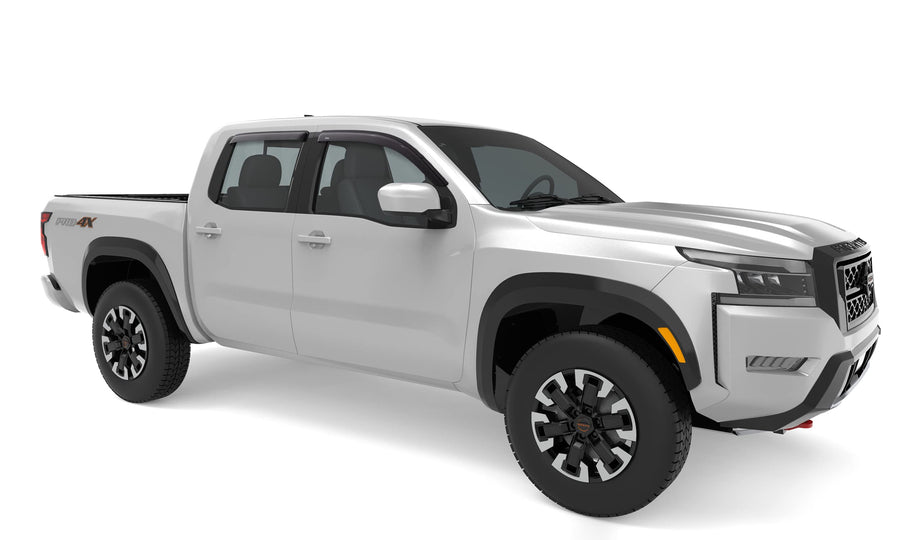 Auto Ventshade Outside Mount Rain Guards [AVS] for 2022-2025 Nissan Frontier, Crew CAB ONLY | Window Vent Visors, 4 pcs. - Smoke | 94788