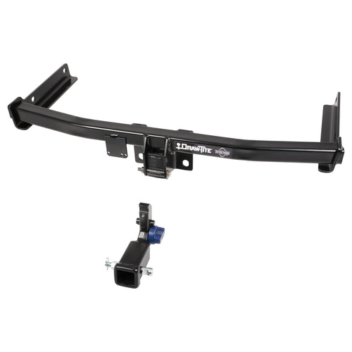 Hidden Hitch® Draw-Tite Completely Hidden Trailer Hitch 2 in. Removable Receiver, Black, Compatable with 2019-2022 Audi Q3, 2018-2022 Volkswagen Tiguan