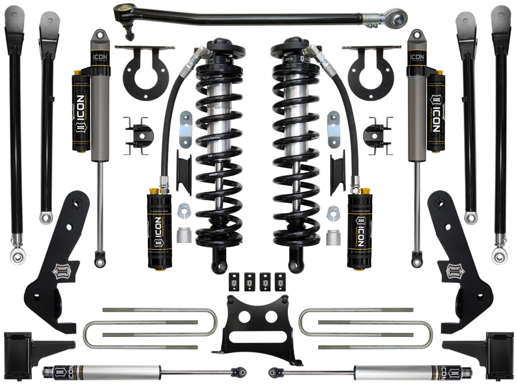 Stage 5 Suspension System, ICON 4-5.5" Lift Compatible with 2017-2022 Ford F250/F350, K63155
