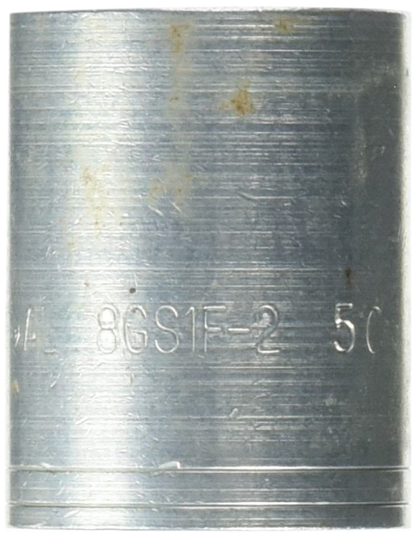 Gates GlobalSpiral Couplings 8GS1F-2, GS Ferrule for Wire Braid Hose, Zinc Plated Carbon Steel, 1.47", 1/2" ID