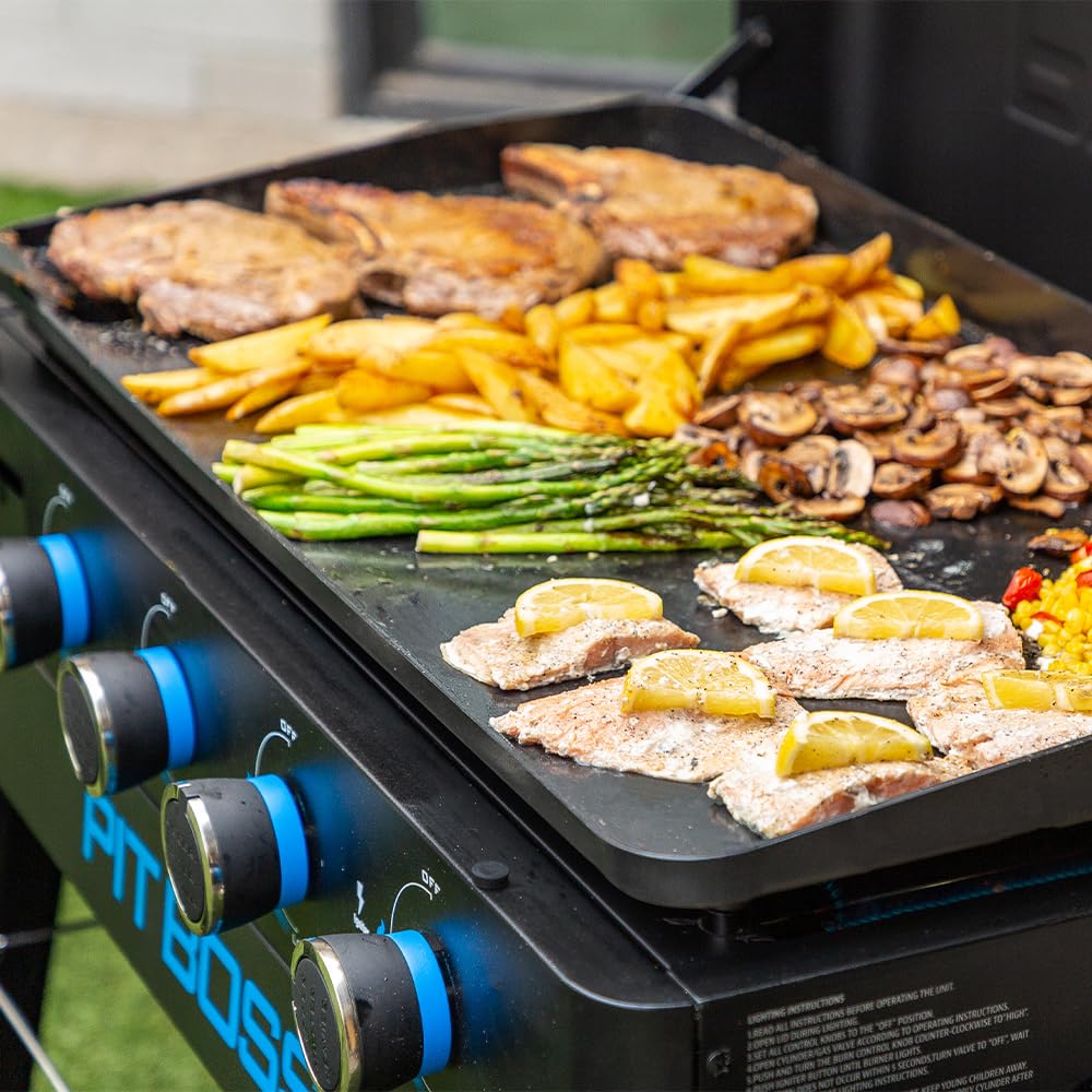Ultimate Pit Boss Gas 4 Burner Non-Stick Lift-Off Griddle