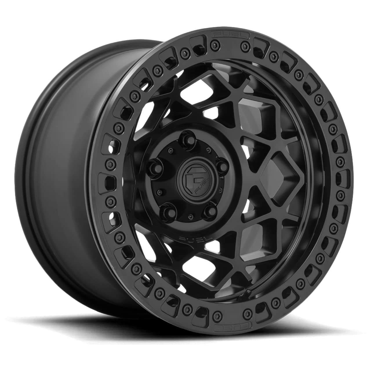 D120 UNIT FUEL OFF-ROAD BEADLOCK 17X9, 6X5.5, 4.41, -15mm BLACKOUT - D12017908445