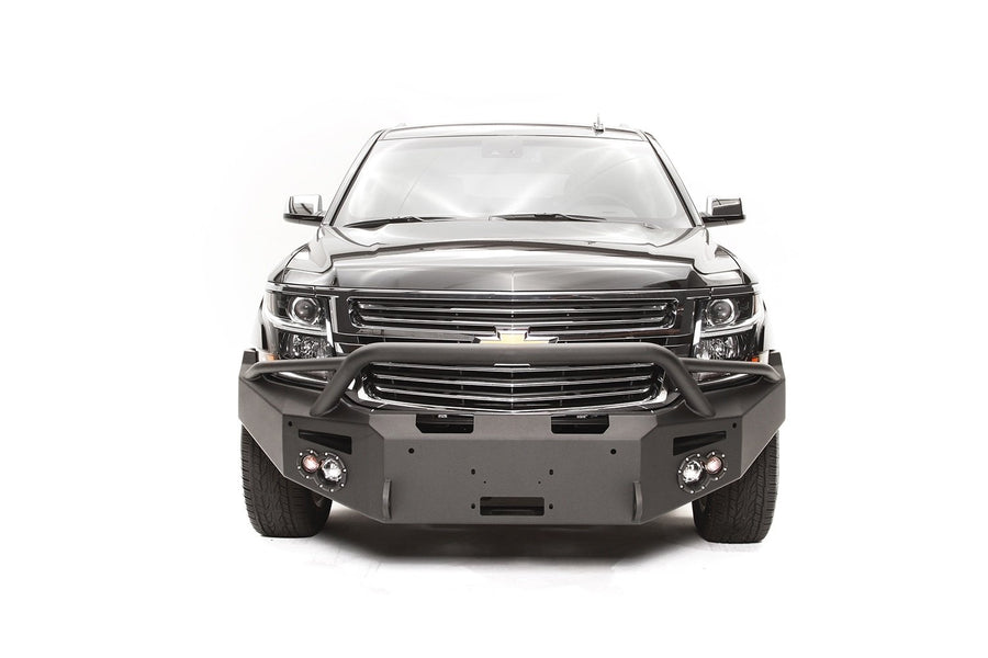 Premium Winch Front Bumper Fab Fours CS15-F3552-B Uncoated/Paintable w/Pre-Runner Guard [AWSL]