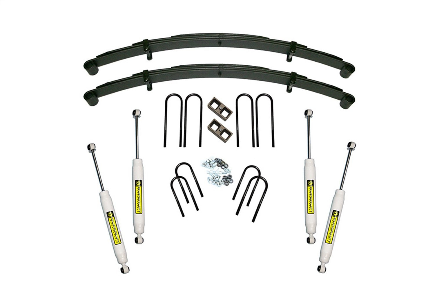 SUPERLIFT SUSPENSION RealTruck 4" Lift Kit for Chevy/GMC K-Series | Complete Lift Kit with Front & Rear Shadow Series Shocks | K436 | Fits 1973-1991 Chevrolet K20 / GMC K25 4WD