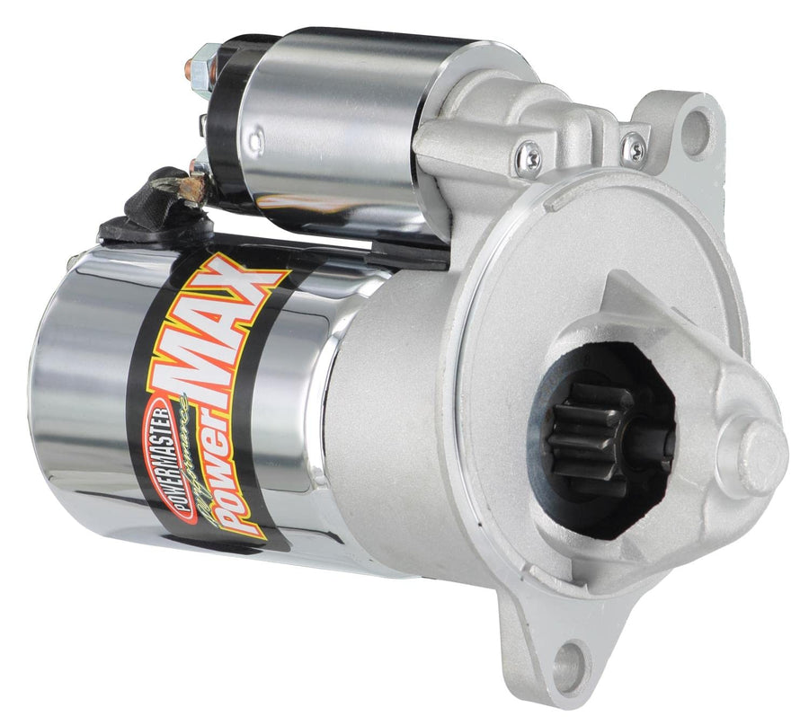 Str PowerMAX Powermaster Ford [SB] 2 Ear MTG All A/T 157/164T Flexplate M/T w/157T Flyw 3/4" Depth Chrome w/Natural DE