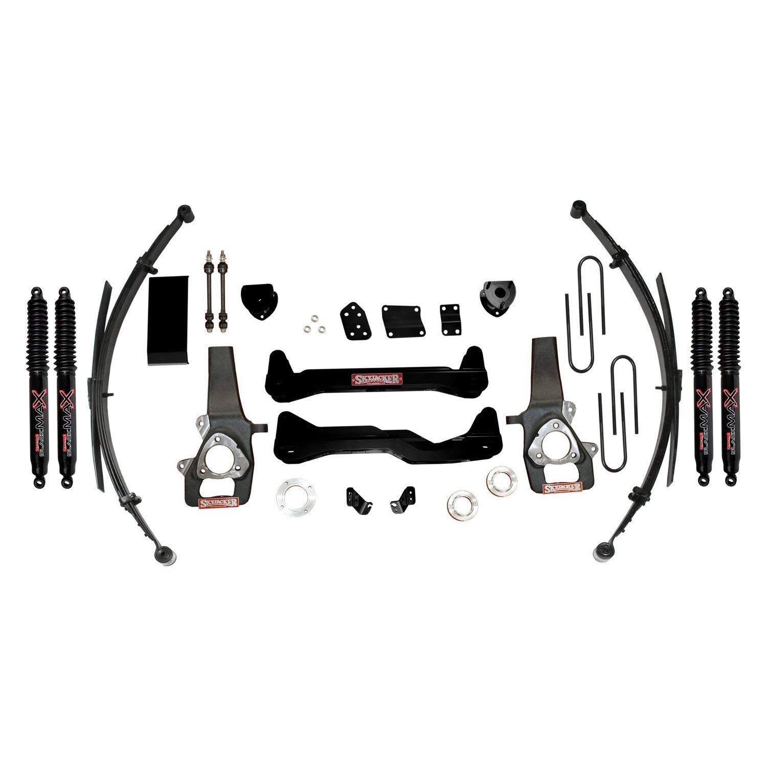 Skyjacker Suspension Lift Kit D660SSKS-B w/Shock Black MAX Shocks 6 in. Lift System 4 Shocks
