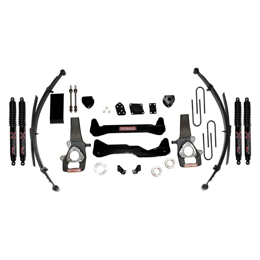 Skyjacker Suspension Lift Kit D660SSKS-B w/Shock Black MAX Shocks 6 in. Lift System 4 Shocks
