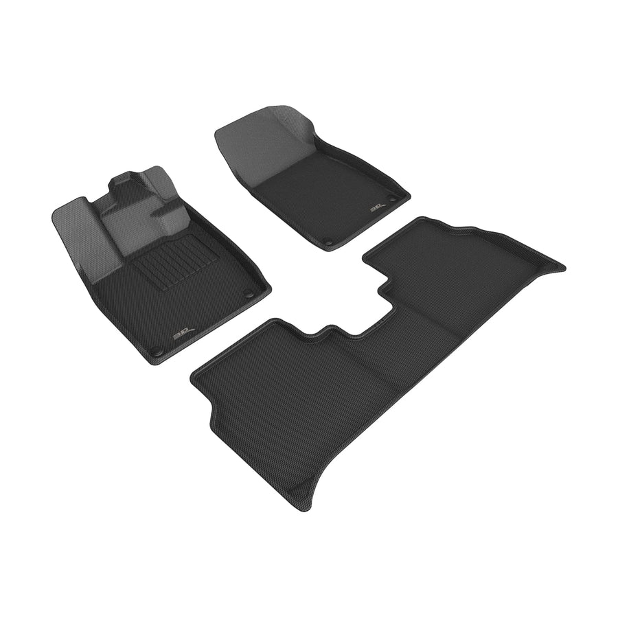 Kagu 3D MAXpider Custom Fit Floor Mat (Black) Compatible with Audi Q4 E-Tron / Q4 E-Tron Sportback 2022-2026 - R1 R2