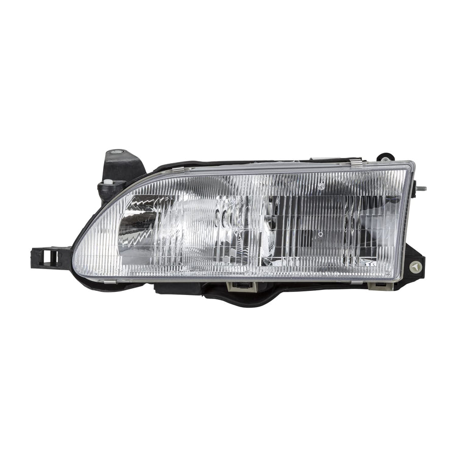 Left TYC Headlight Assembly Compatible with 1993-1997 Toyota Corolla