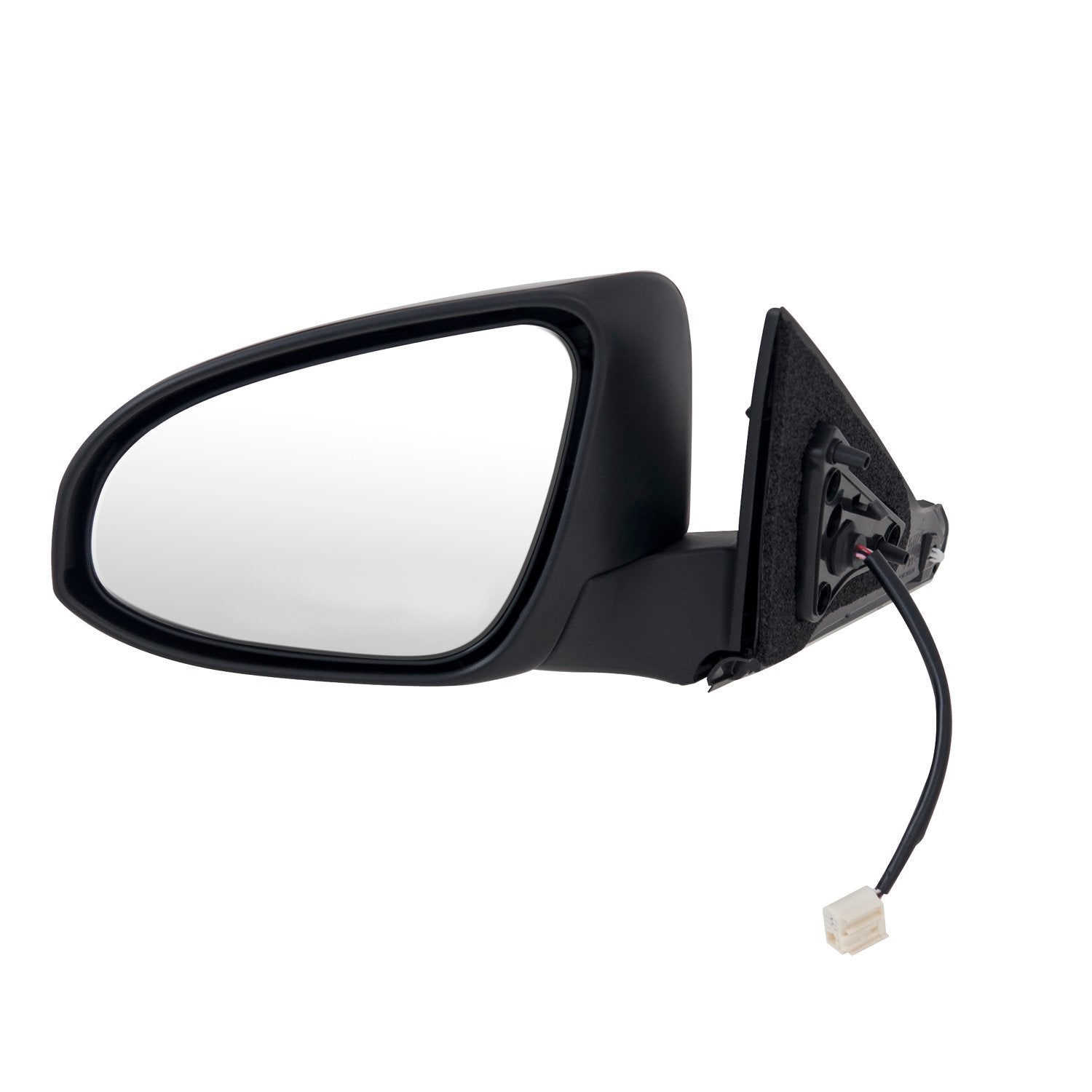 70674T Fit System - Driver Side Mirror for Toyota Camry, Camry Hybrid, Textured Black w/PTM Cover, Foldaway, Heated Power, Driver Side