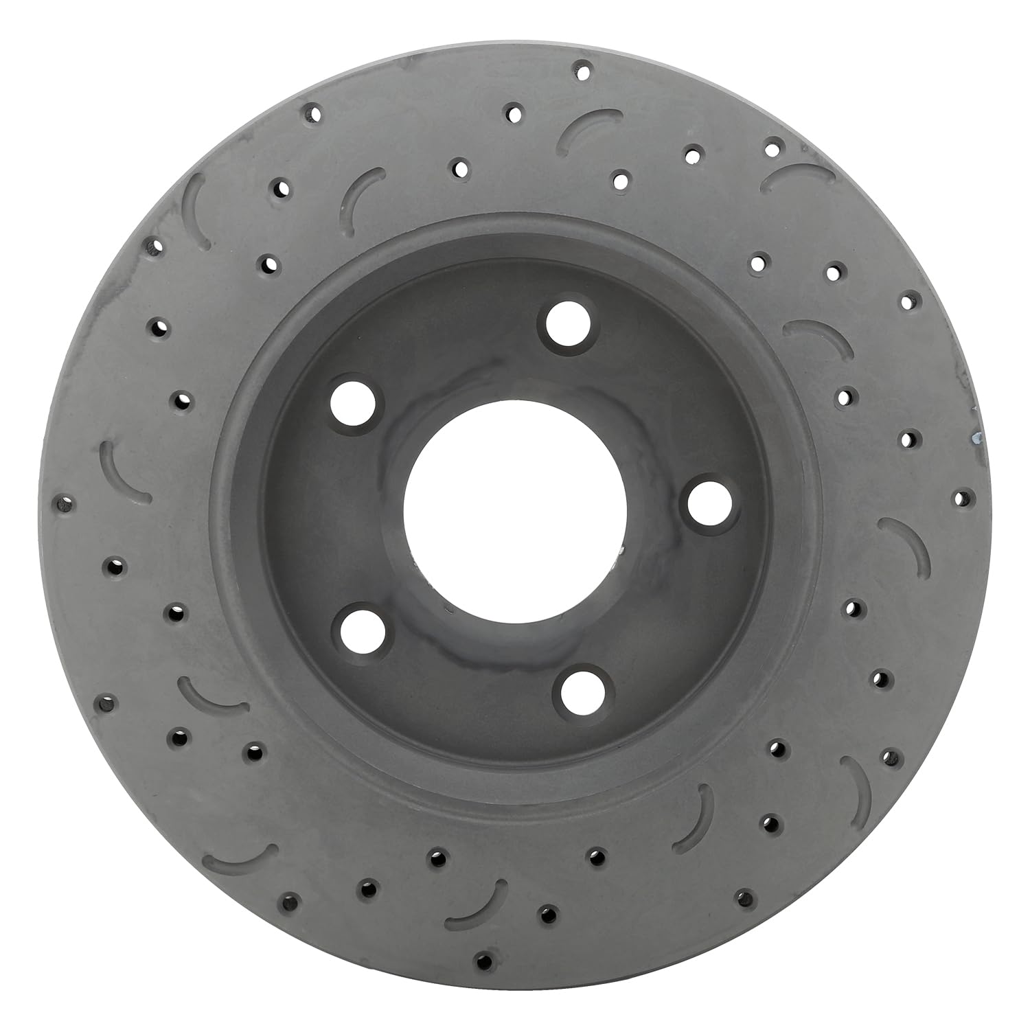 Talon Hawk Performance Brakes Cross-Drilled and Slotted Vented Rotor, 11.89 in. Diameter, 1.5 in. Height