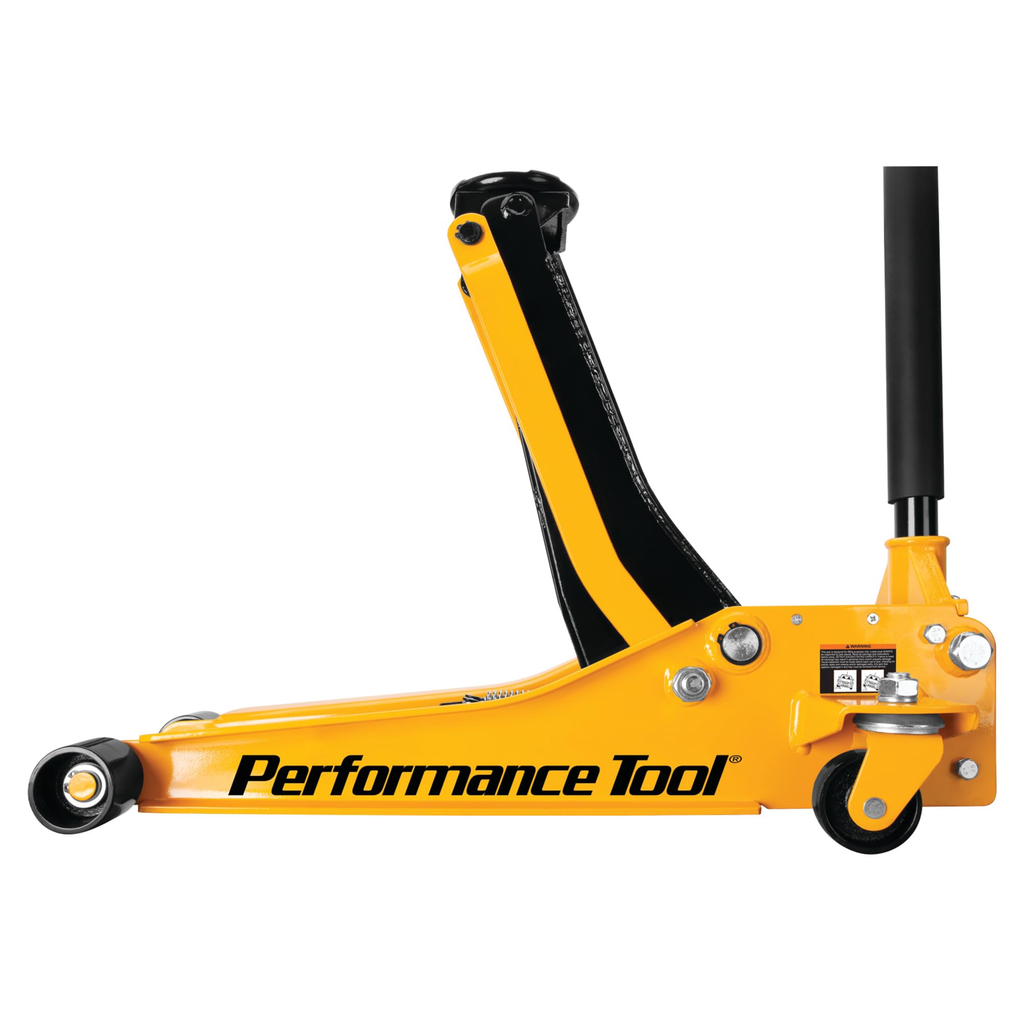 Hydraulic Bottle Jack Performance Tool W1617 with Steel Lifting Saddle and Swivel, 3-1/8-Inch to 19-7/8-Inch, 6,000 lb Capacity