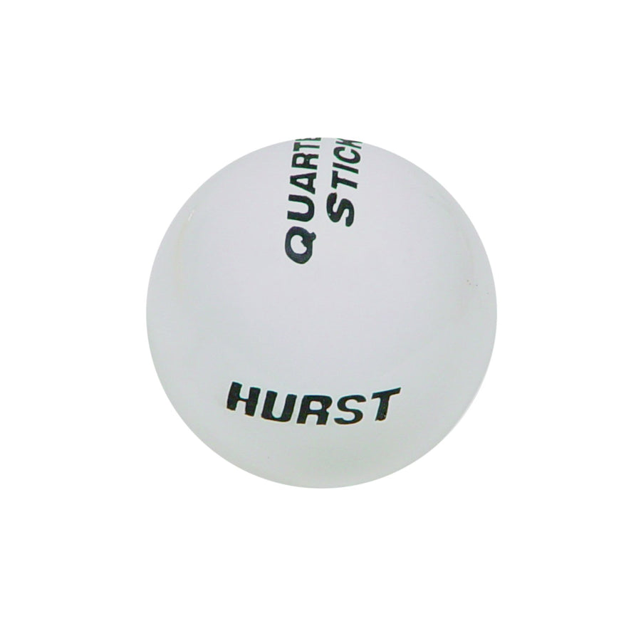 Quarter Stick Hurst 1631036 Replacement Shifter Knob White
