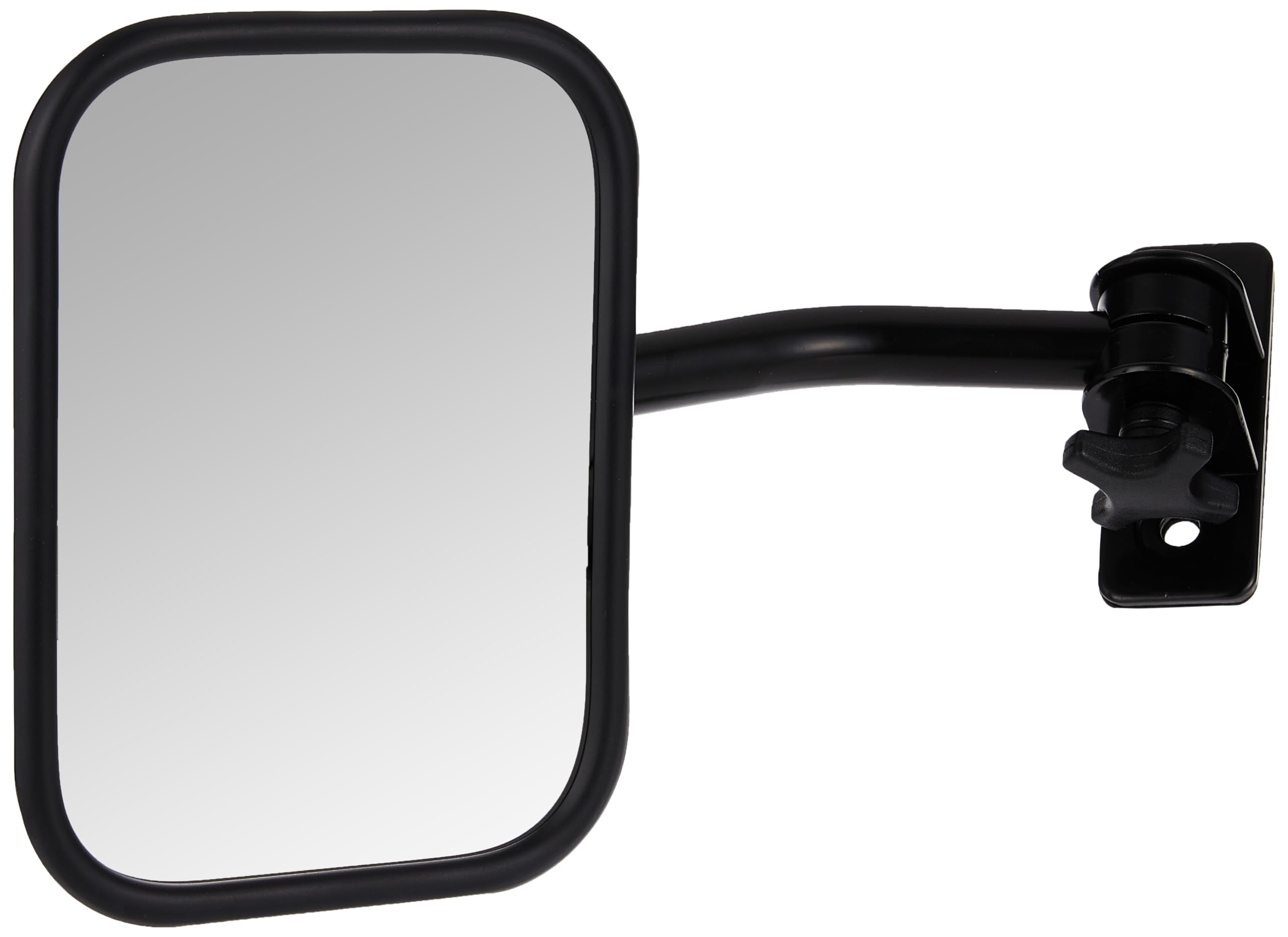 Quick Release Mirror Kit, Rugged Ridge Rectangular, Black | 11025.12 | Fits 1997-2018 Jeep Wrangler TJ/JK