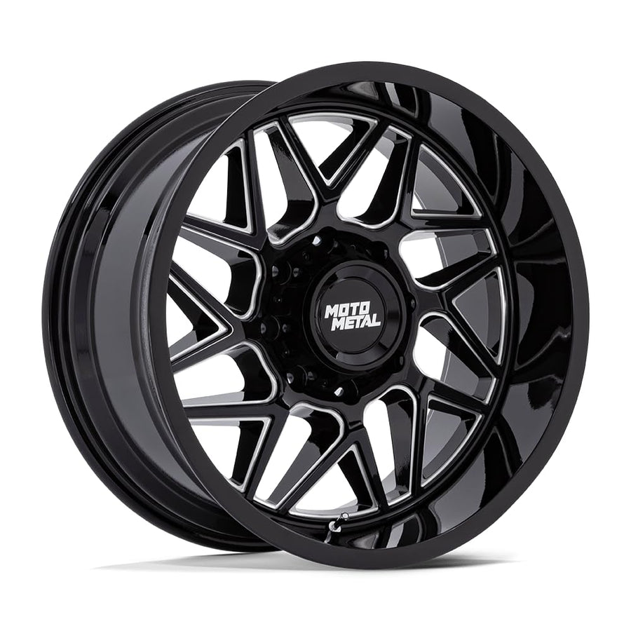 20X9 Moto Metal 6X135 5.04 1mm GLOSS BLACK MILLED - MO812BE20906301