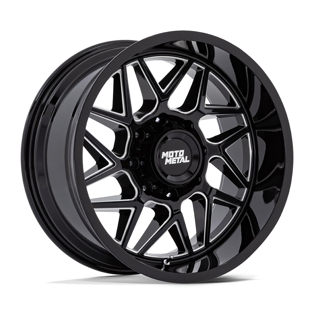 20X9 Moto Metal 6X135 5.04 1mm GLOSS BLACK MILLED - MO812BE20906301