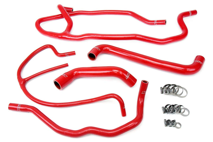 Red HPS 57-1277-RED Silicone Radiator Coolant/Heater Hose Kit