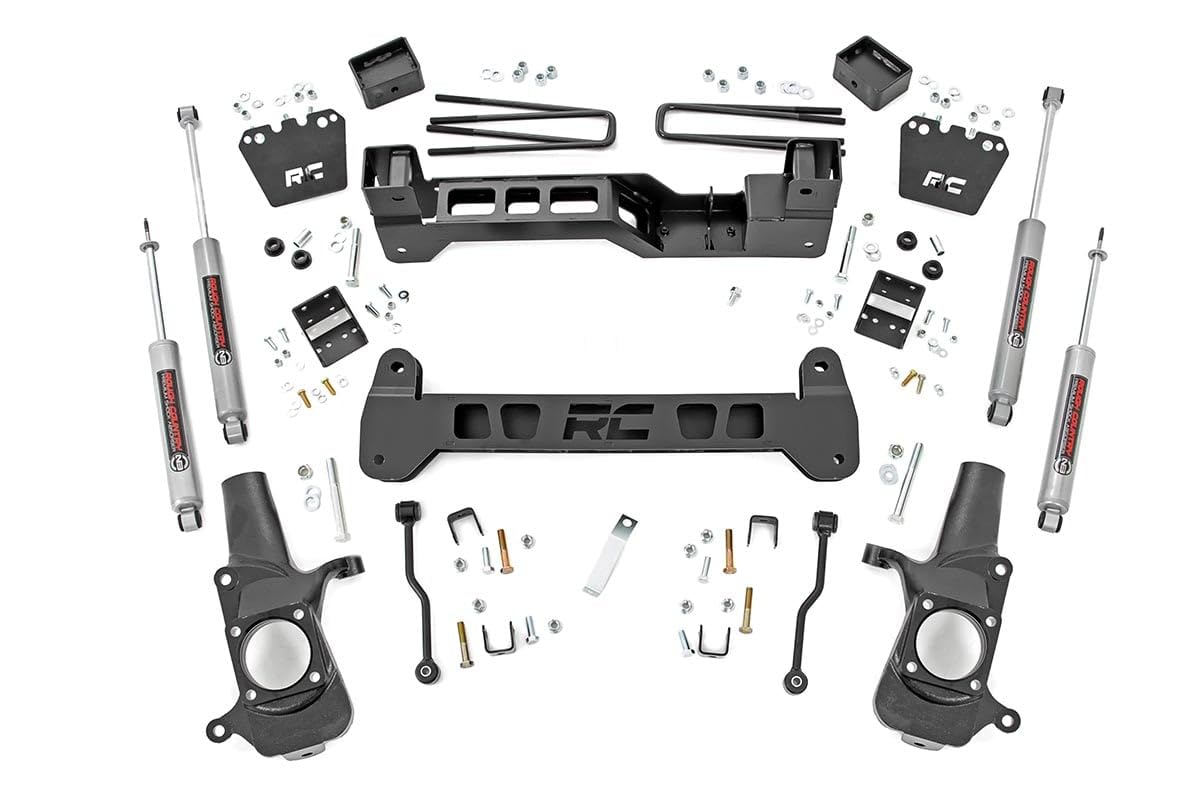 6" Rough Country Suspension Lift Kit for 2001-2010 Chevy/GMC 2500HD 2WD - 220N3A