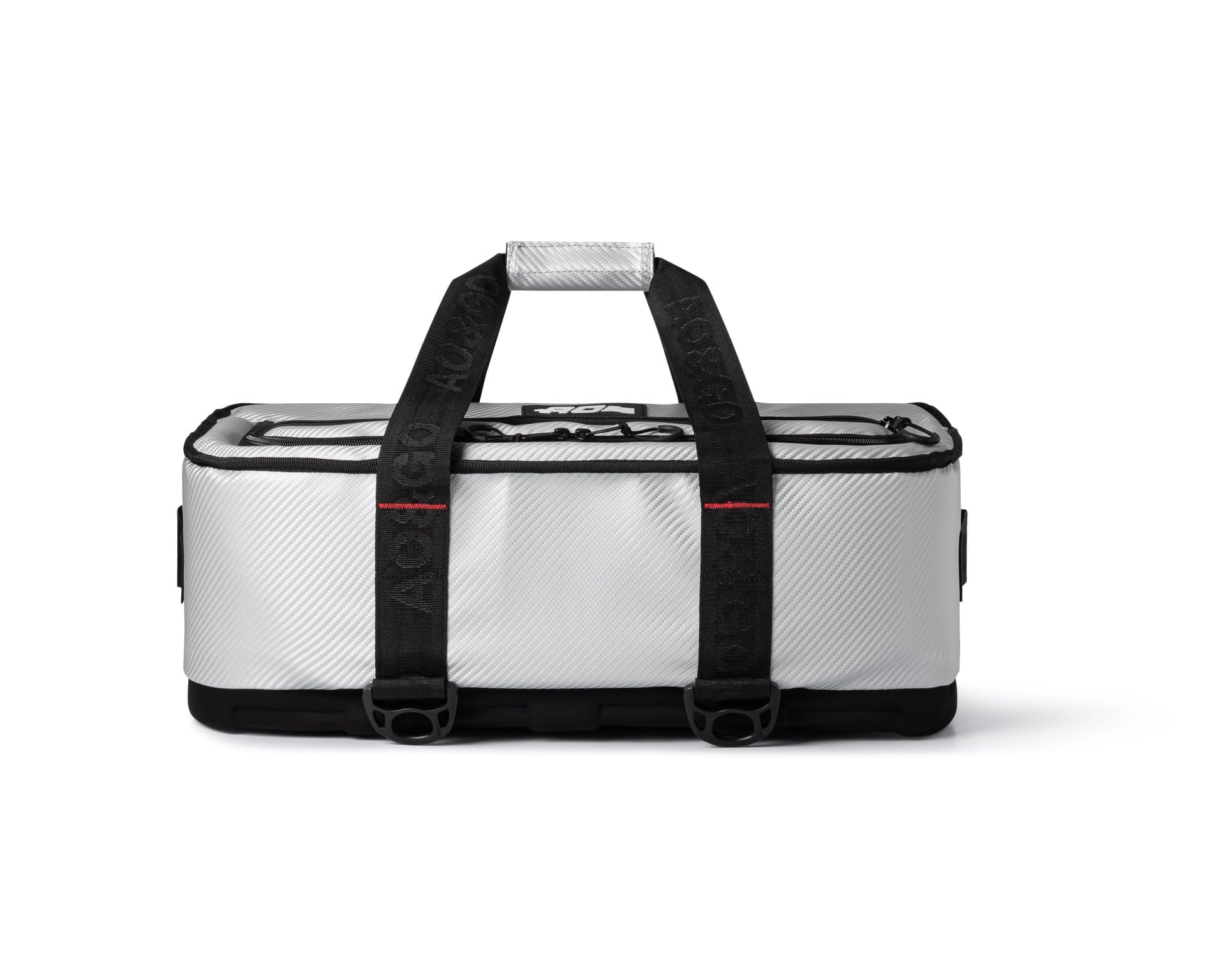 Carbon AO Coolers Stow 'N Go Soft Cooler, Low-Profile, Leakproof with High-Density Insulation, Holds Ice for 24 Hours, EVA Foam Bottom, Silver, 38-Can