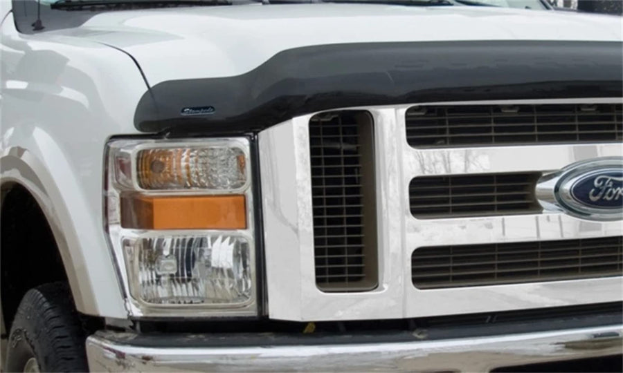 Vigilante Hood Protector | Stampede - High Profile / Smoke | 2008-2010 Ford F-250 / F-350 Super Duty (Front Grille) | 2139-2