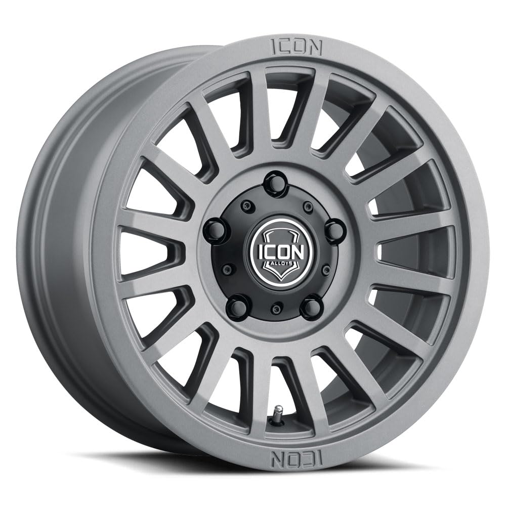 Recon SLX ICON Alloys, Charcoal, 17 x 8.5/6 x 5.5, 25mm Offset, 5.75" BS