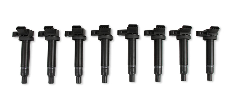 140083K-8 ACCEL Ignition Coils - 8-Pack, Black
