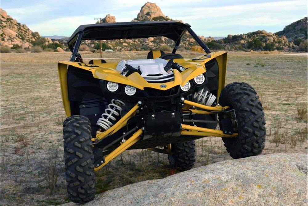 Baja Designs Sport Headlight Kit Squadron-R for Yamaha YXZ1000R 2016-21, LED Light Combo (Multi-Pattern; Clear)