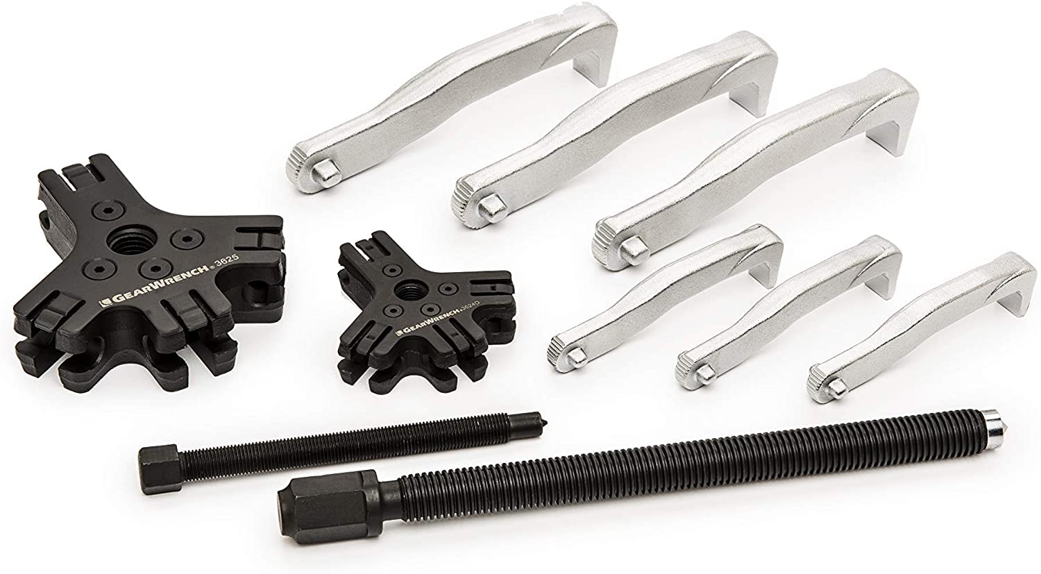 2 or 3 Jaw GEARWRENCH Internal/External Ratcheting Puller Set, 2 and 5 Ton - 3627