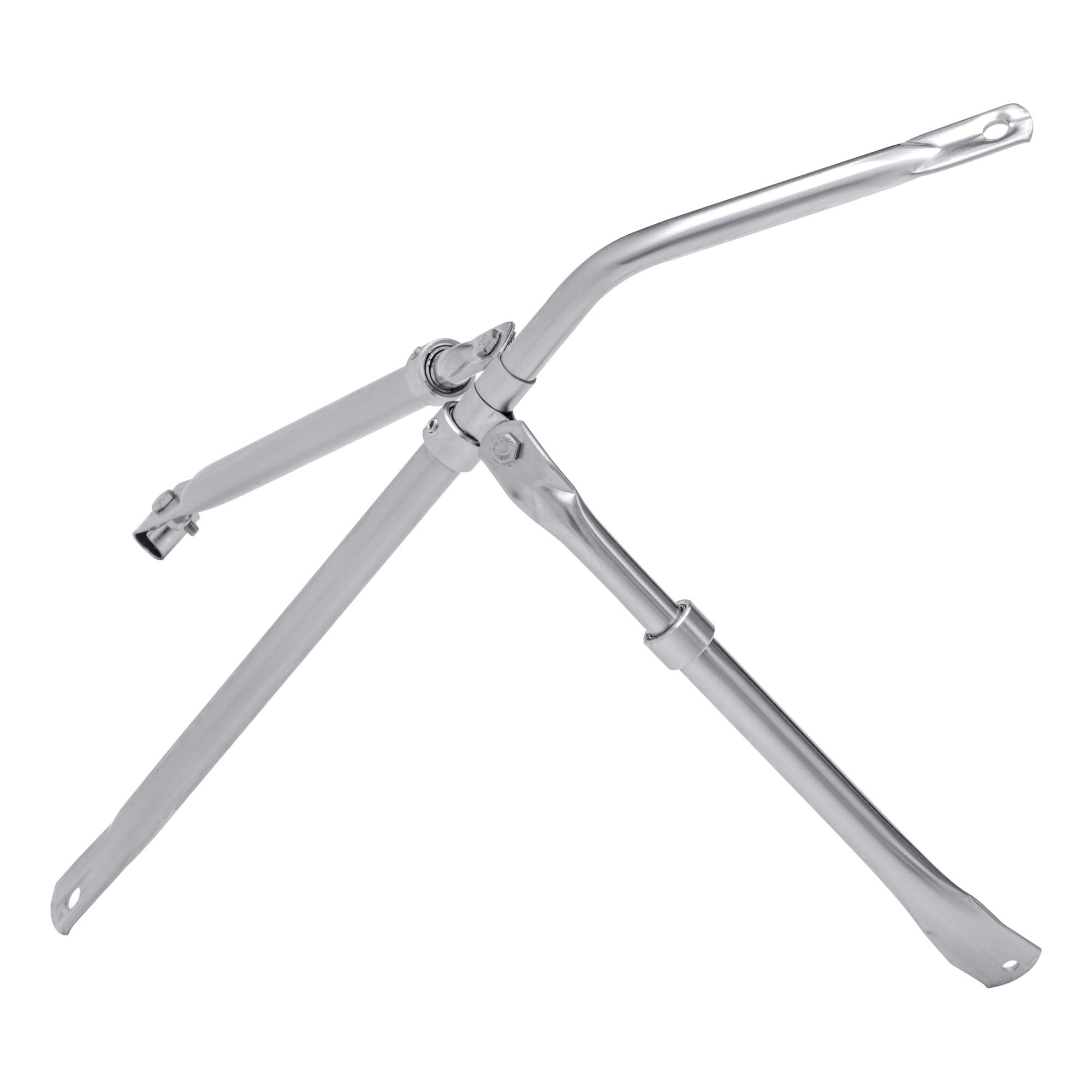 Cabover-Mount Retrac 604671 Stainless Steel Convex Safety Mirror Mounting Assembly, Universal Driver or Passenger Side