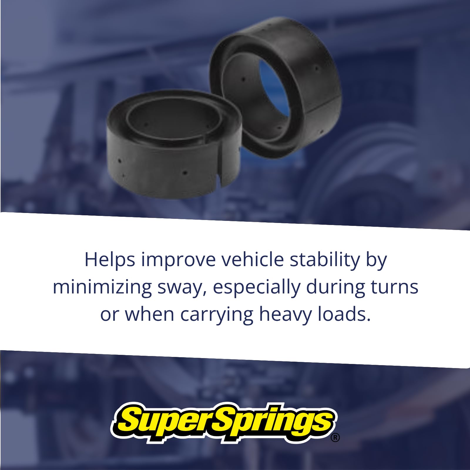 CSS-1125 SuperSprings | SumoSprings Coil for various applications | 1.25 inch inner wall height, black