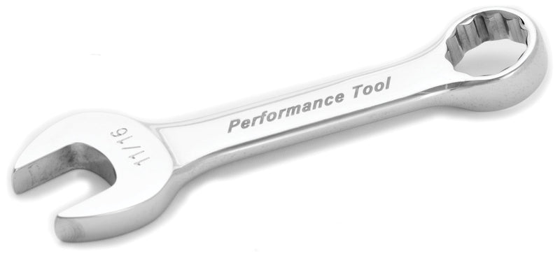 Performance Tool 11/16-Inch Stubby Combo Wrench Performance Tool W30522