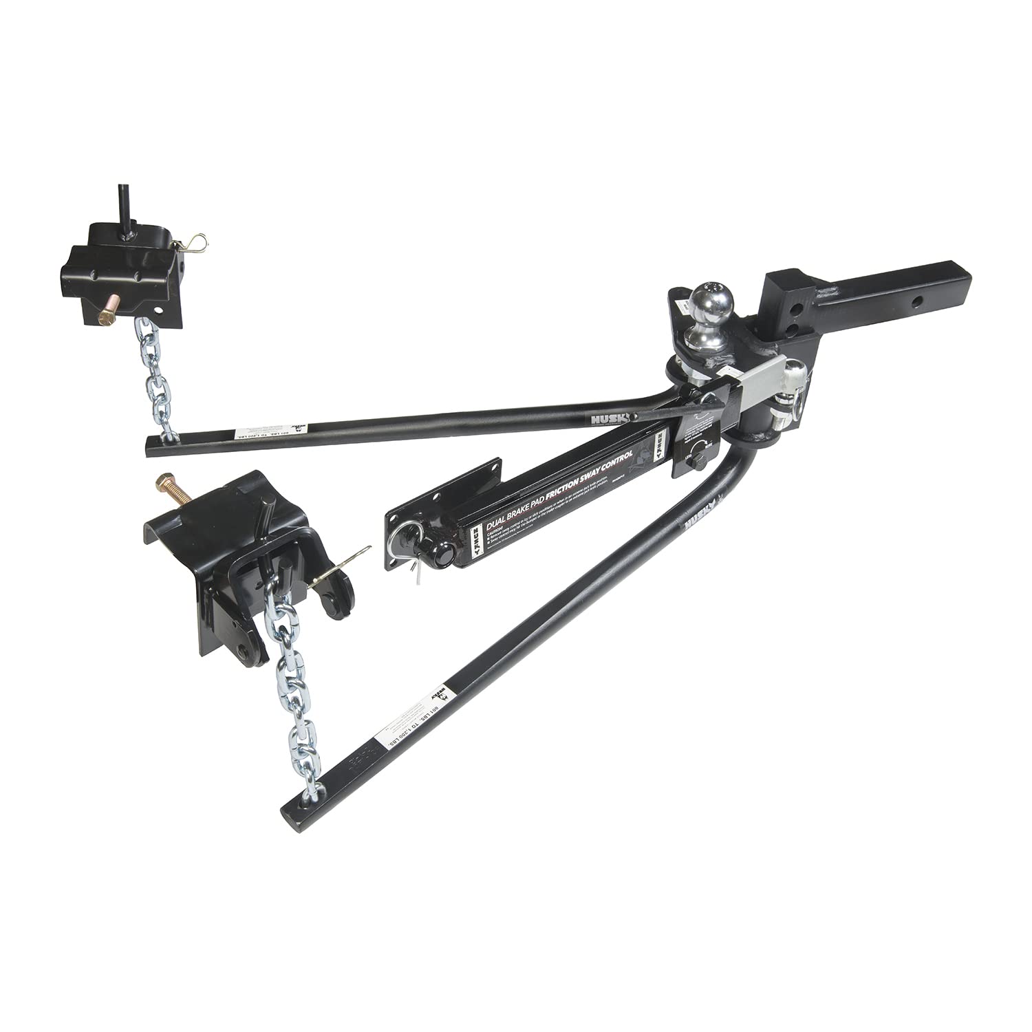 Round Bar Weight Distribution Hitch Package Husky Towing 31986 - 600 lb. Tongue Weight Capacity