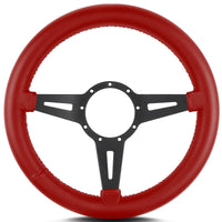 Lecarra Mark 4 84512 Black Elegante Thick Grip Bright Red