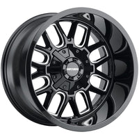COGENT MAYHEM Gloss Black/Milled Spokes Wheel (20 x 9. inches /6 x 135 mm, 13 mm Offset)