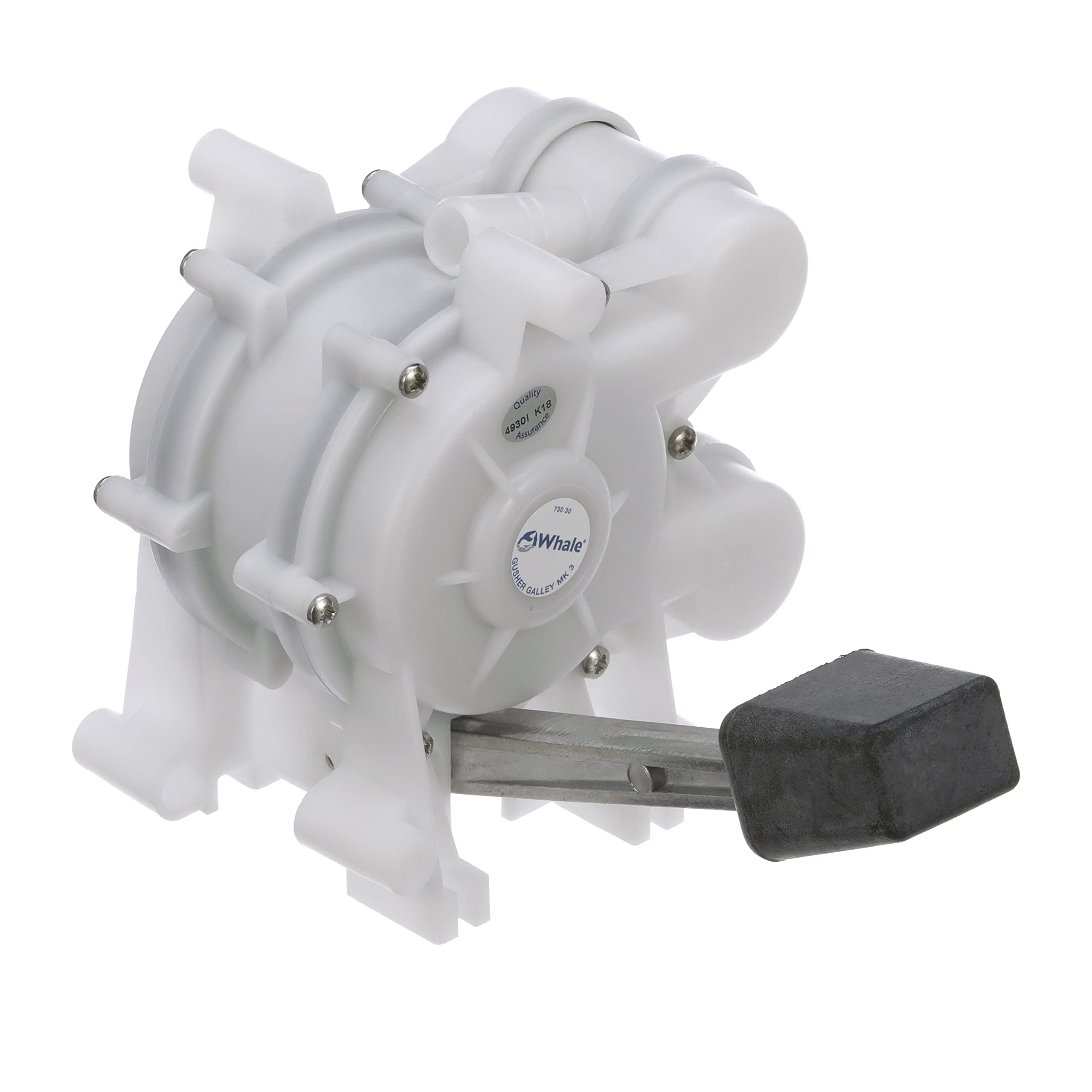 Whale Gusher® Galley Mk 3 Manual Freshwater Pump, Foot Pedal-Operated, Right-Side Galley Lever