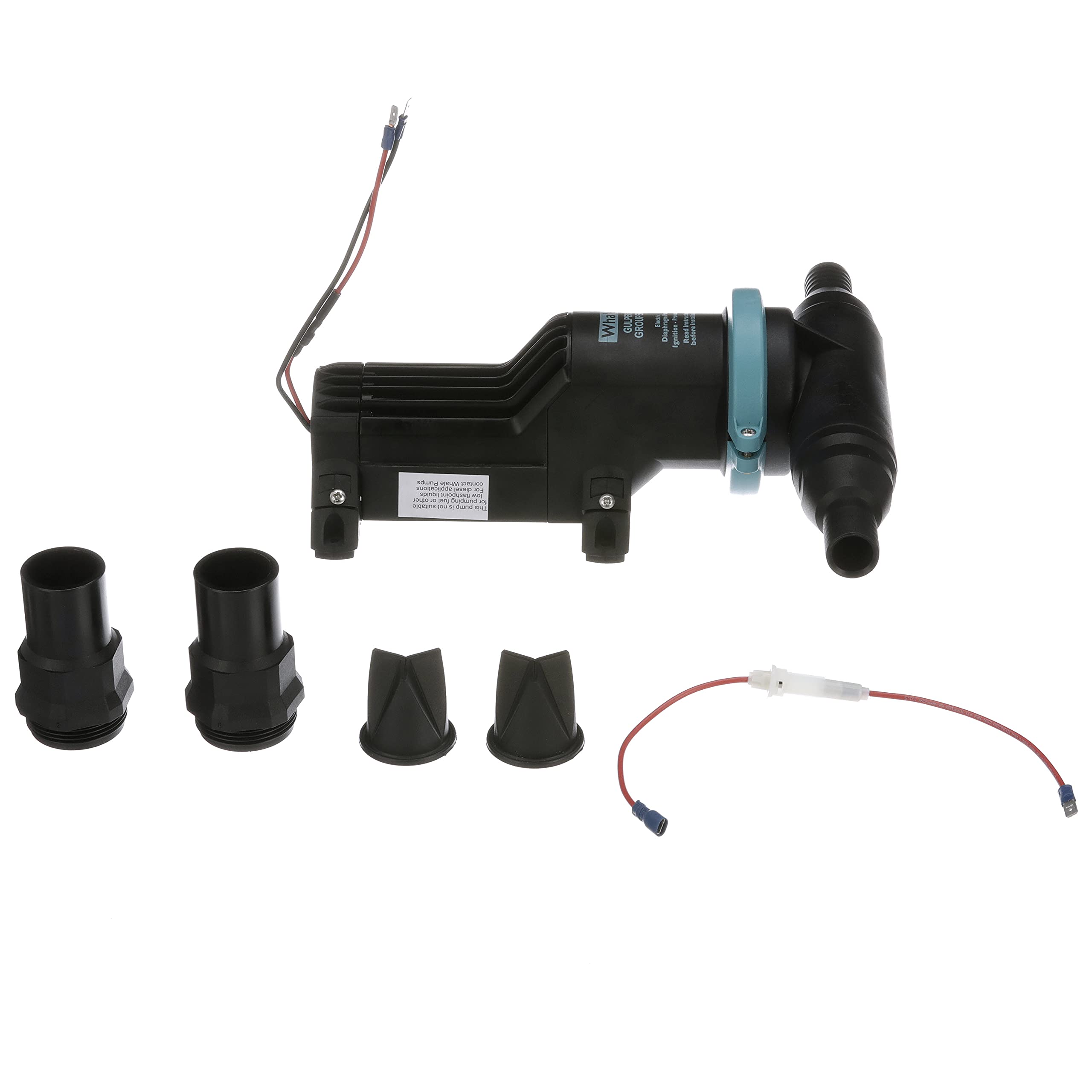 Whale BP4572 Gulper Mk 1 Grouper Fishbox Discharge Pump, 12V DC, 10 Amps, 1-Inch or 1 ½-Inch Hose Connections, 5.8 GPM Flow Rate